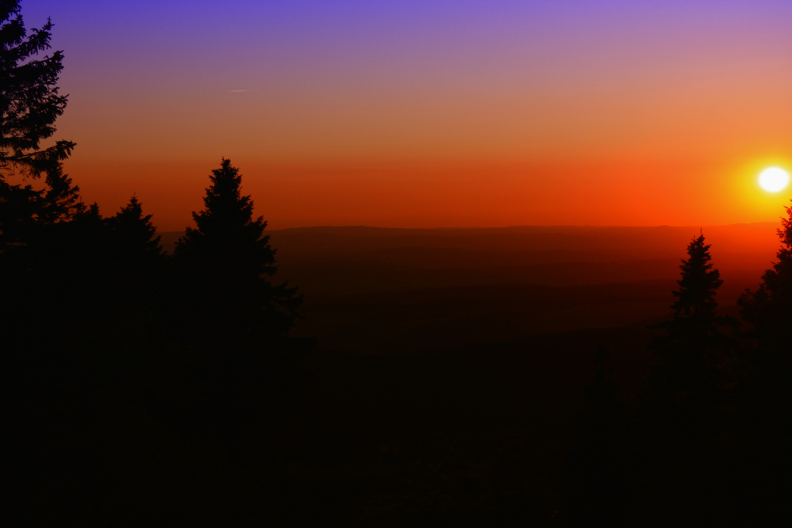 Sonnenuntergang Feldberg Taunus