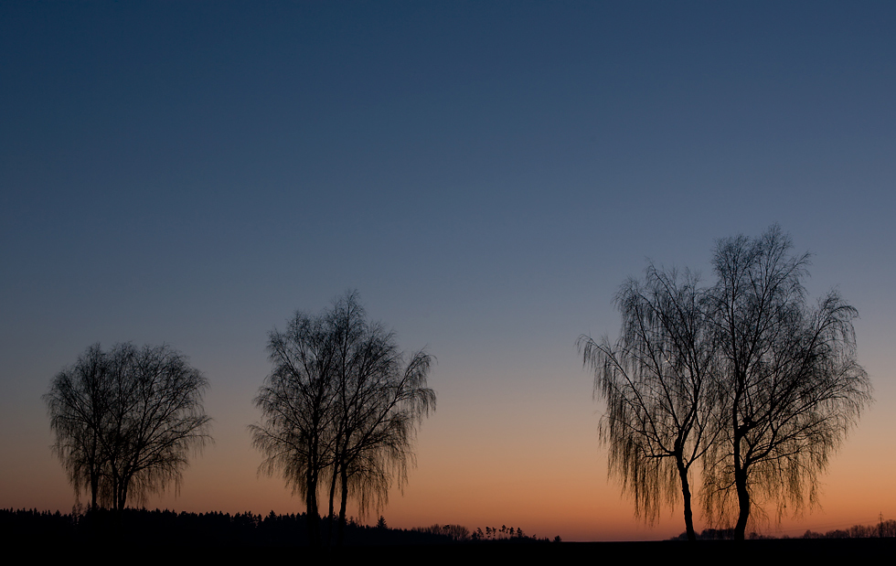 Sonnenuntergang...