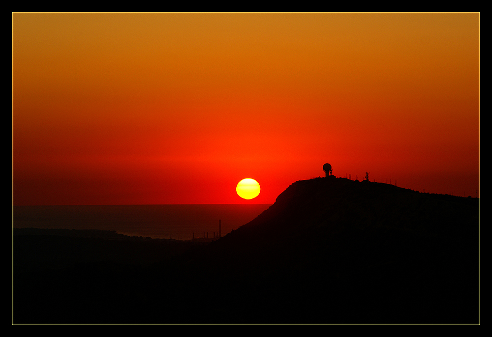 Sonnenuntergang Filerimos