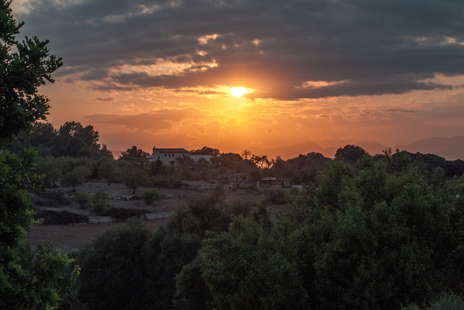 Sonnenuntergang Finca