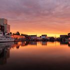 Sonnenuntergang Fischereihafen