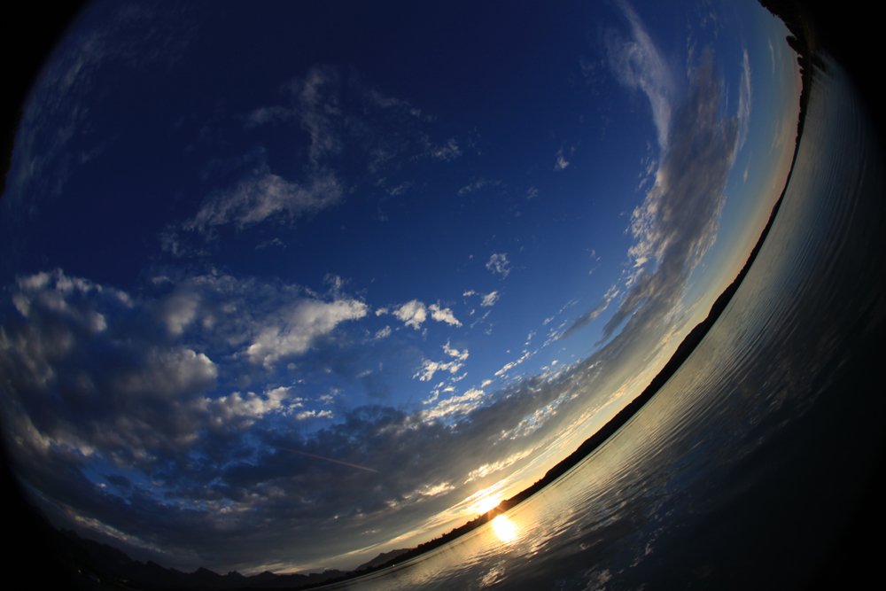 Sonnenuntergang - Fisheye