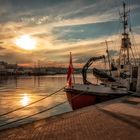 Sonnenuntergang Flensburger Hafen