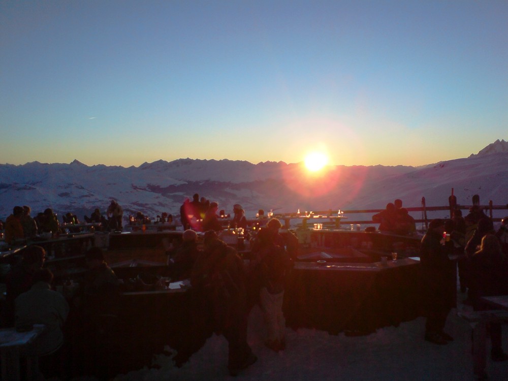 Sonnenuntergang Flims Laax