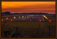 Sonnenuntergang Flugplatz Schwarze Heide, Hünxe (2)