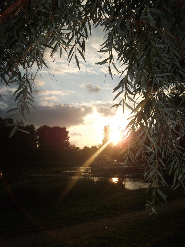 Sonnenuntergang Fluss