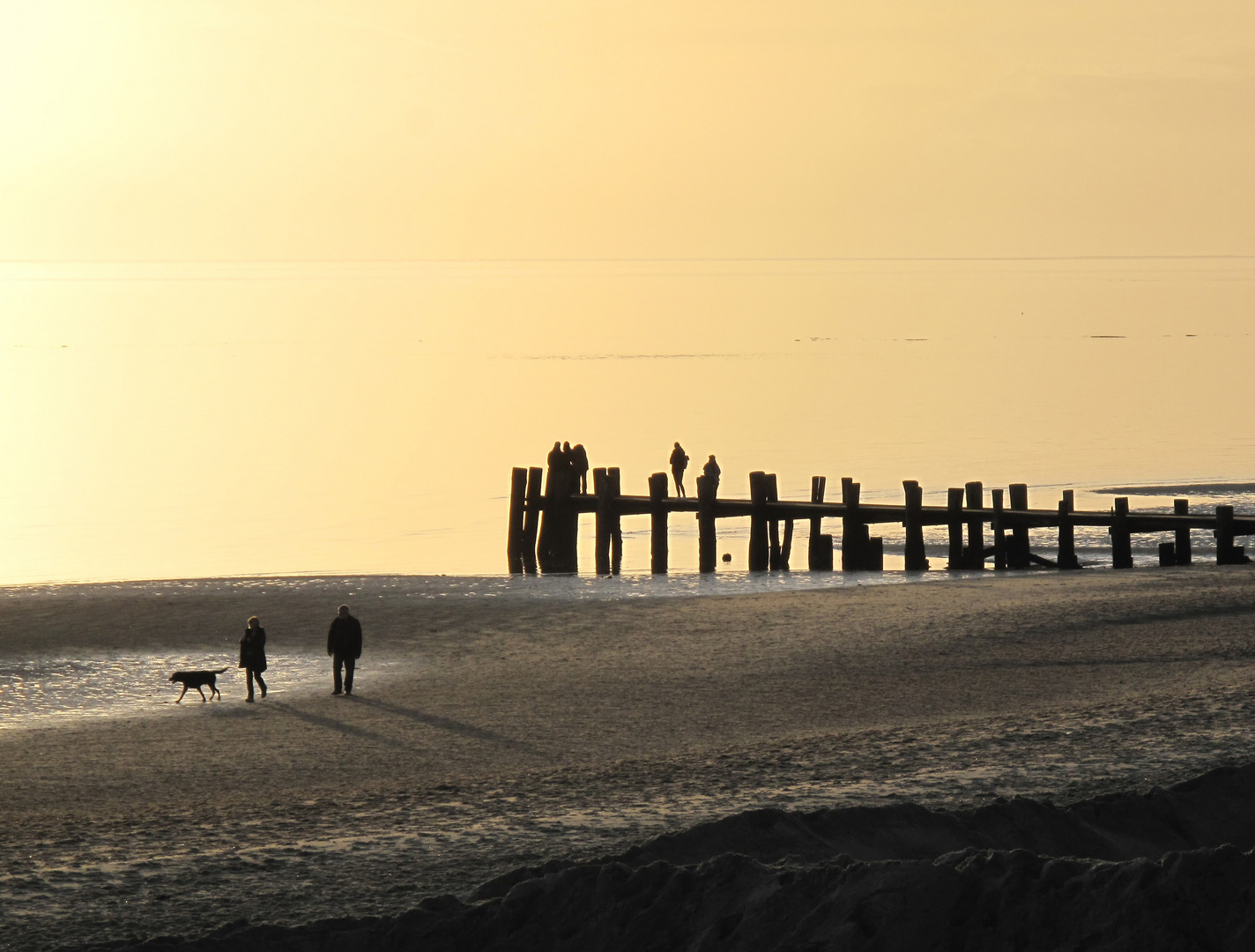 Sonnenuntergang Föhr Südstrand