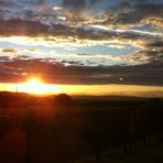 Sonnenuntergang ( Foto vom I Phone aus gemacht )