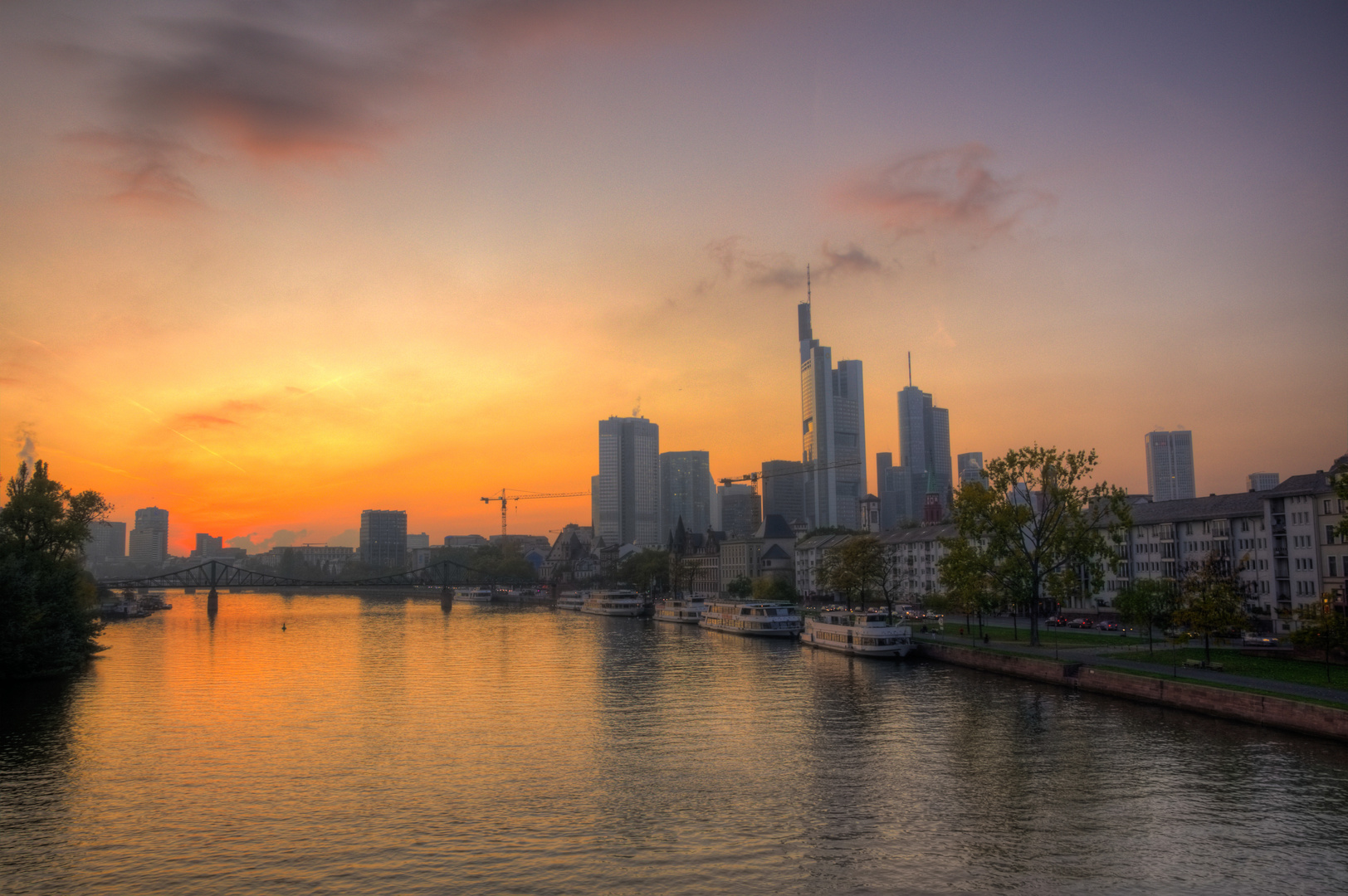 Sonnenuntergang Frankfurt
