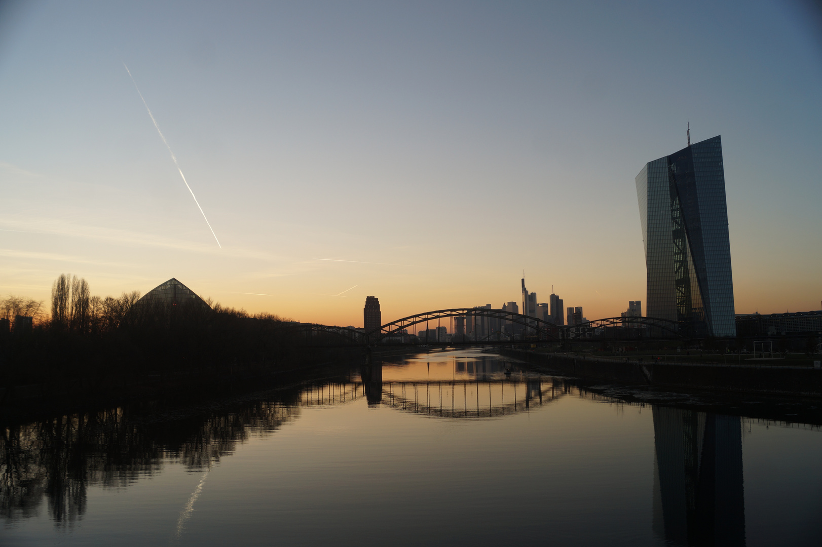 Sonnenuntergang Frankfurt