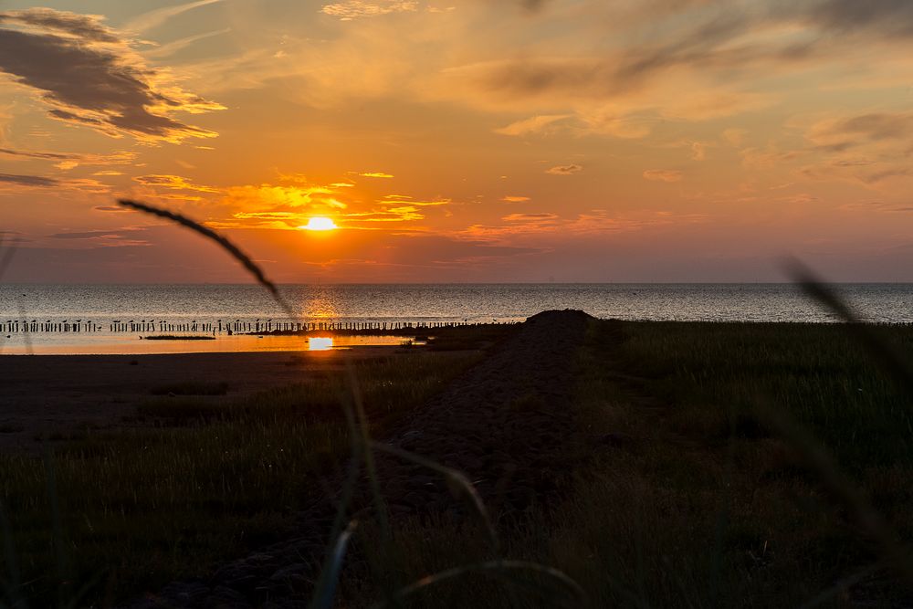 Sonnenuntergang Friedrichskoog