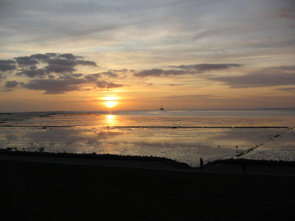 Sonnenuntergang Friedrichskoog