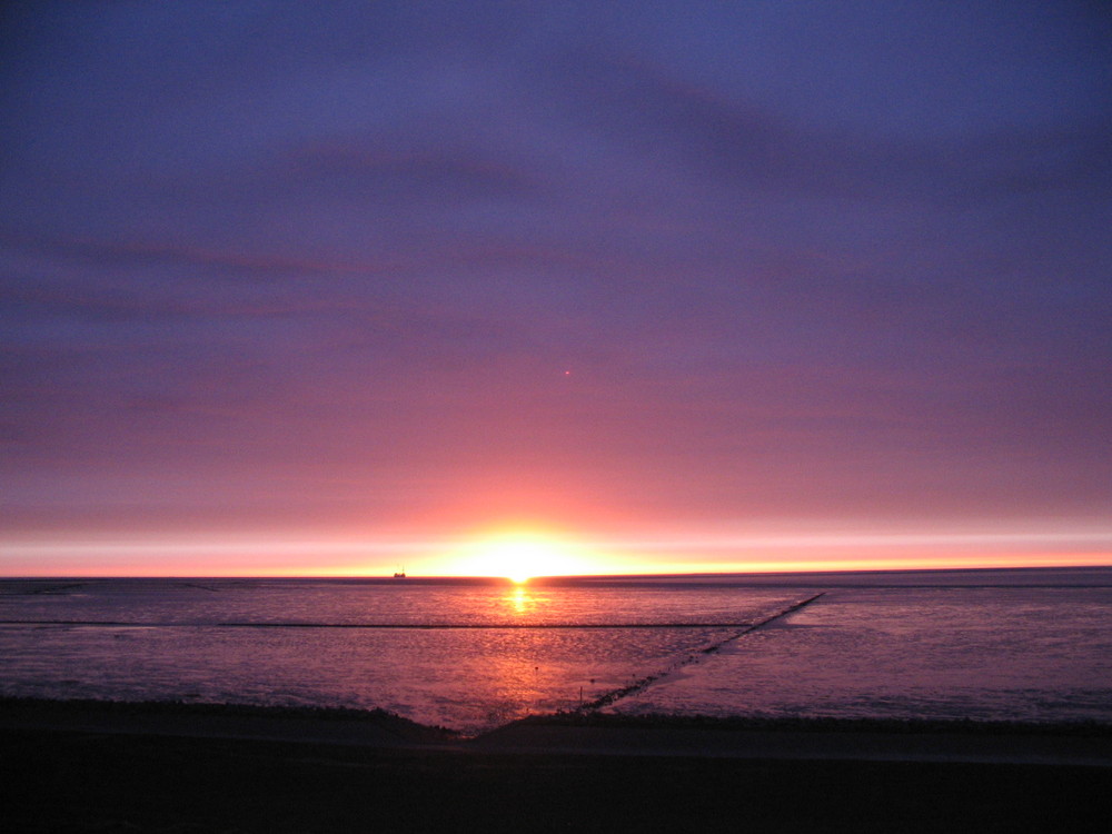 Sonnenuntergang Friedrichskoog