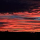 Sonnenuntergang Fritzlar bei Gweitter