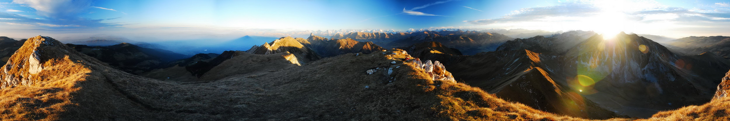 Sonnenuntergang Gantrisch 360°