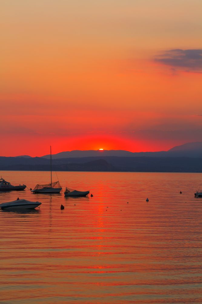 Sonnenuntergang Gardasee