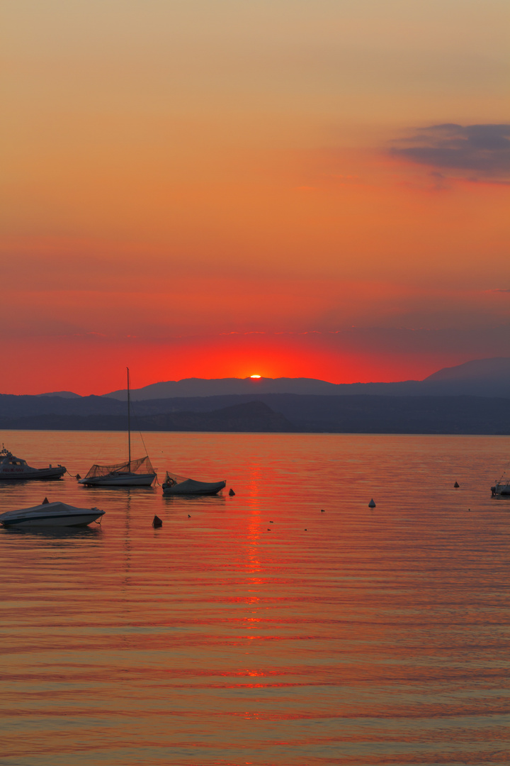 Sonnenuntergang Gardasee