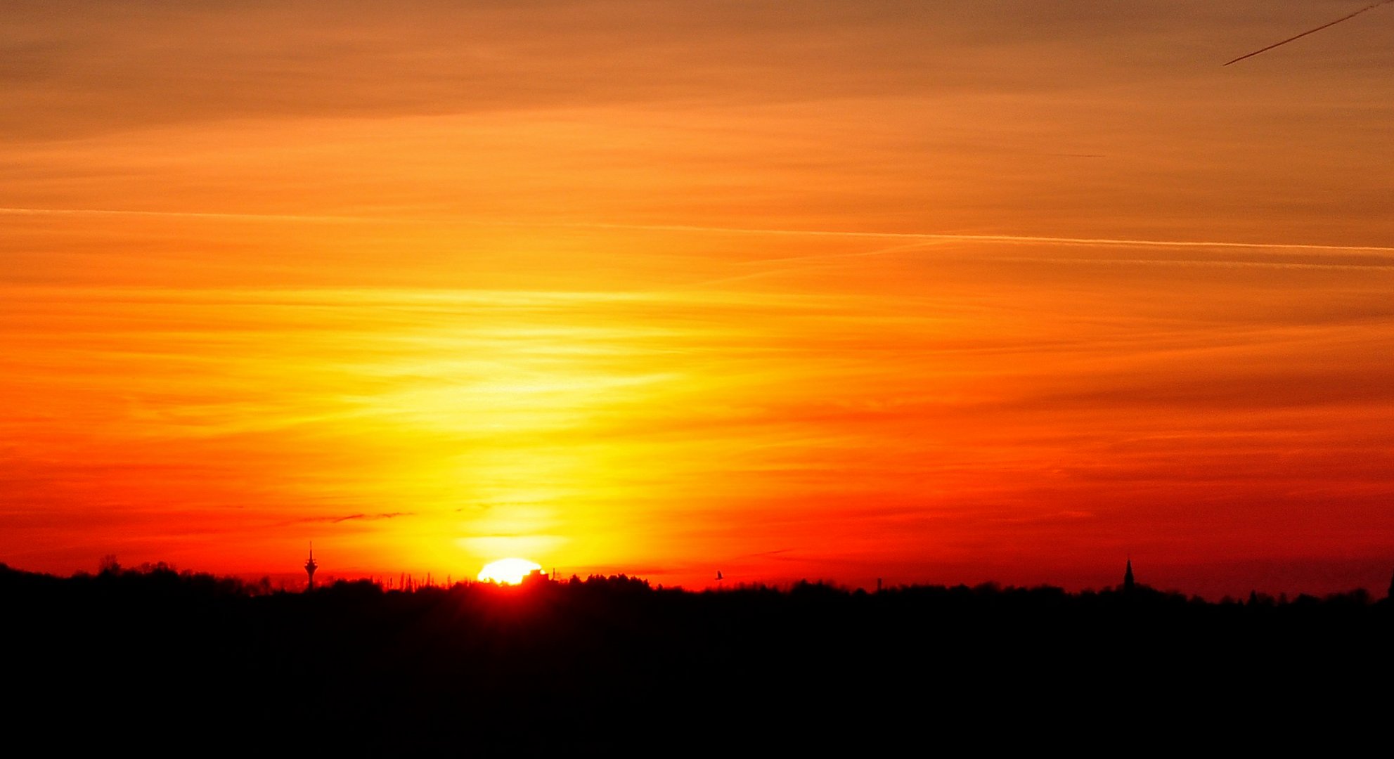 Sonnenuntergang gegen 17 Uhr.....