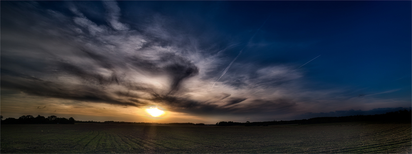 Sonnenuntergang Gestern