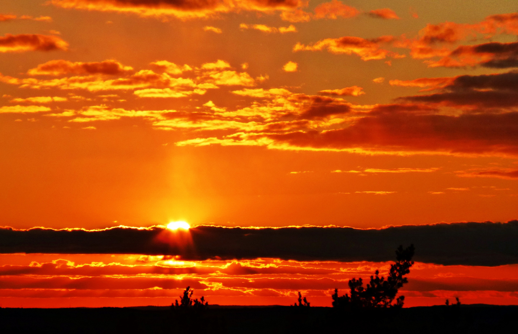 Sonnenuntergang gestern Abend