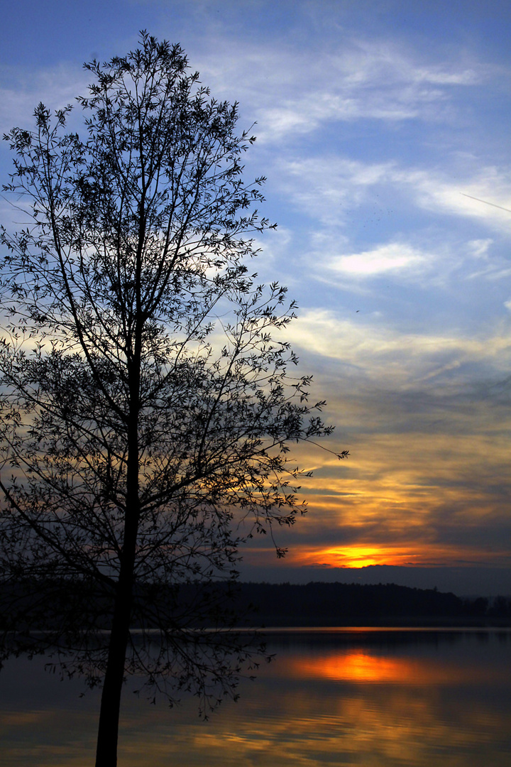 Sonnenuntergang ...... gestern am Altmühlsee