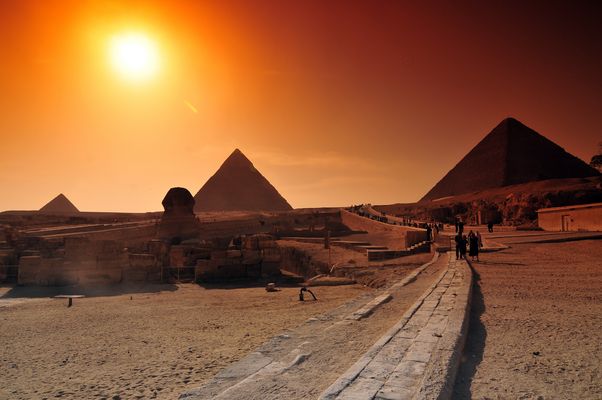 Sonnenuntergang Giza