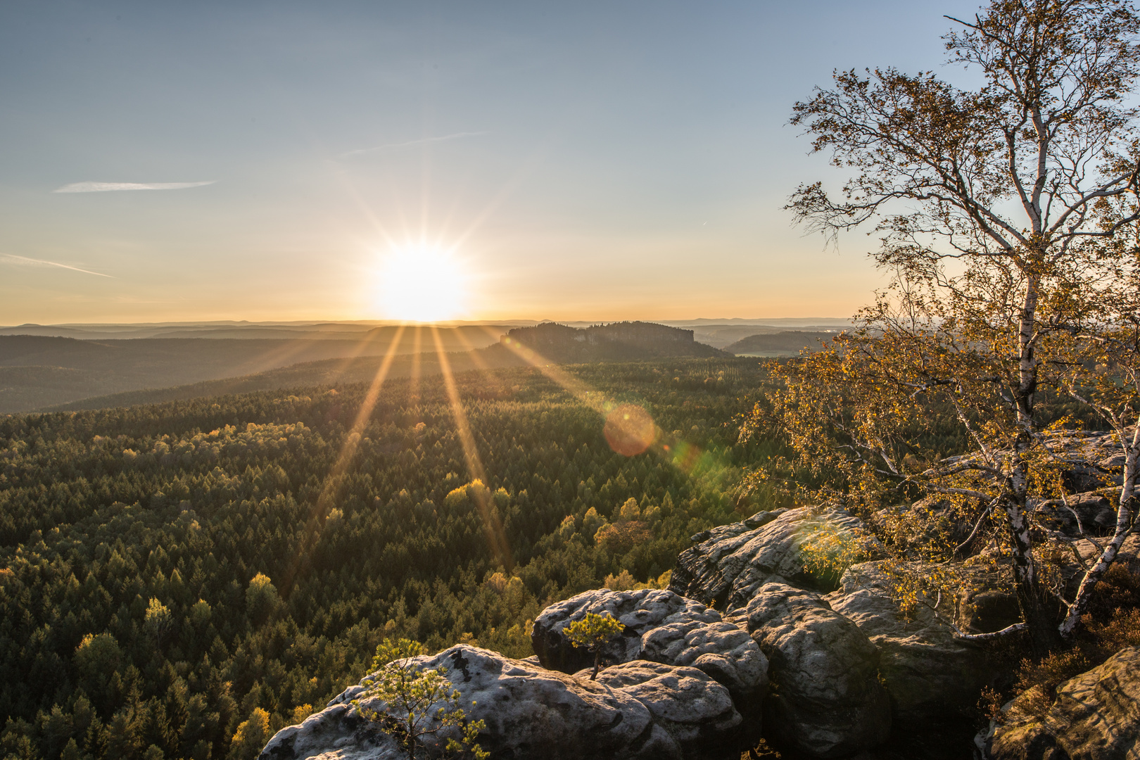 [ - Sonnenuntergang Gohrischstein - ]