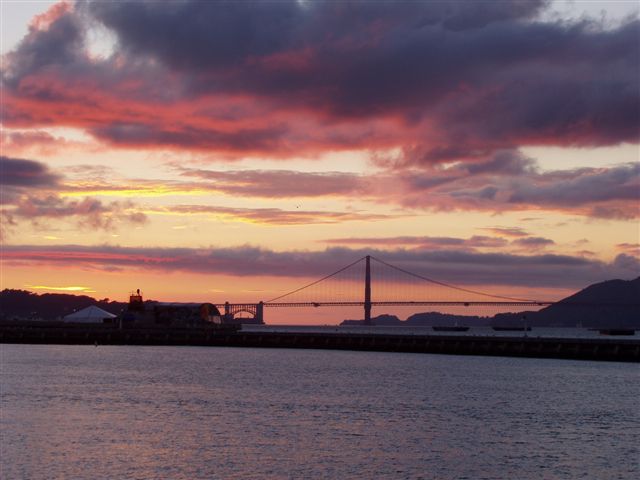 Sonnenuntergang Golden Gate