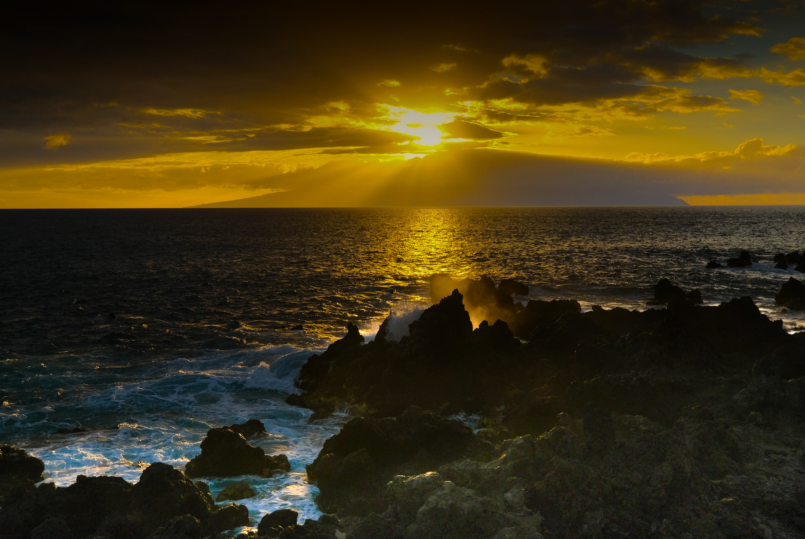 Sonnenuntergang Gomera