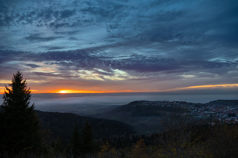 Sonnenuntergang Gosheim