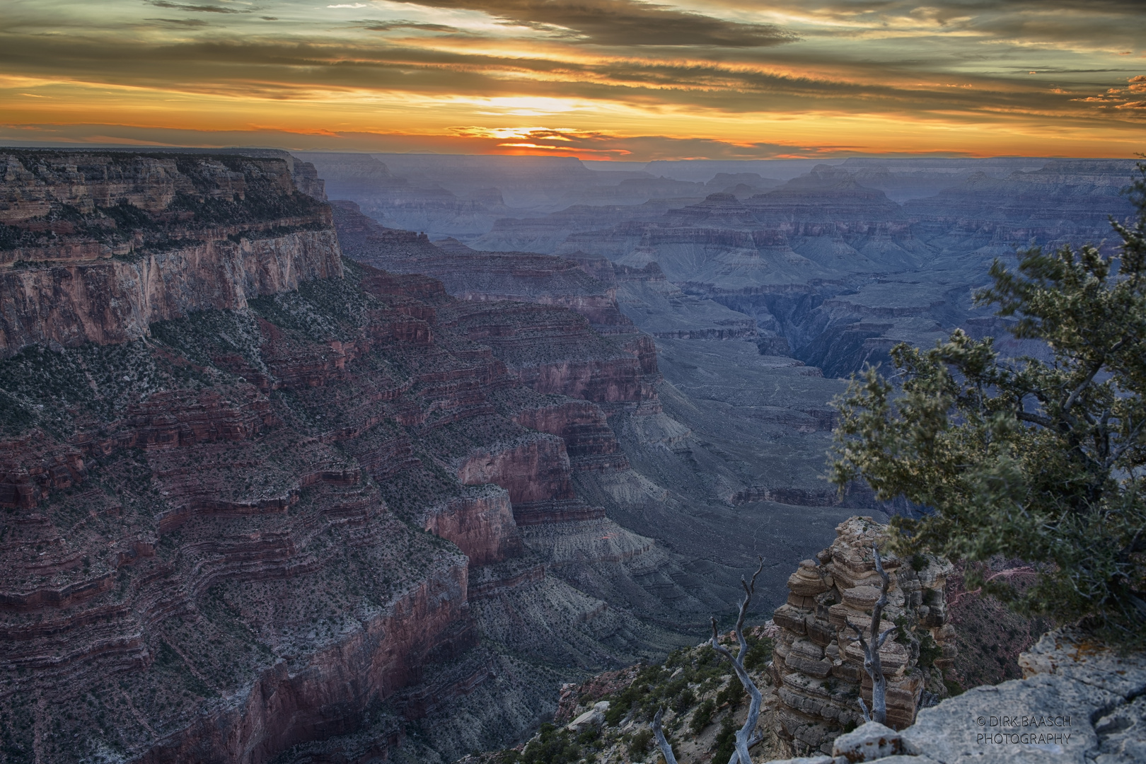 Sonnenuntergang Grand canyon 