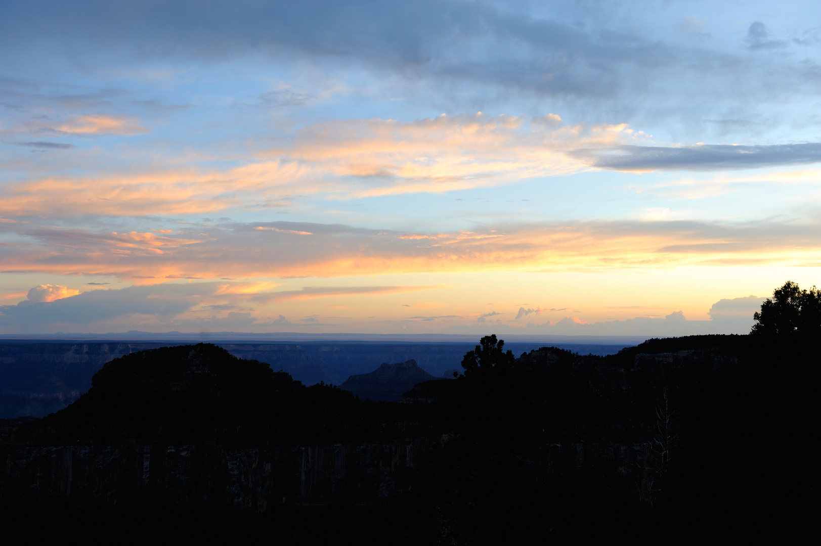 Sonnenuntergang Grand Canyon North Rim