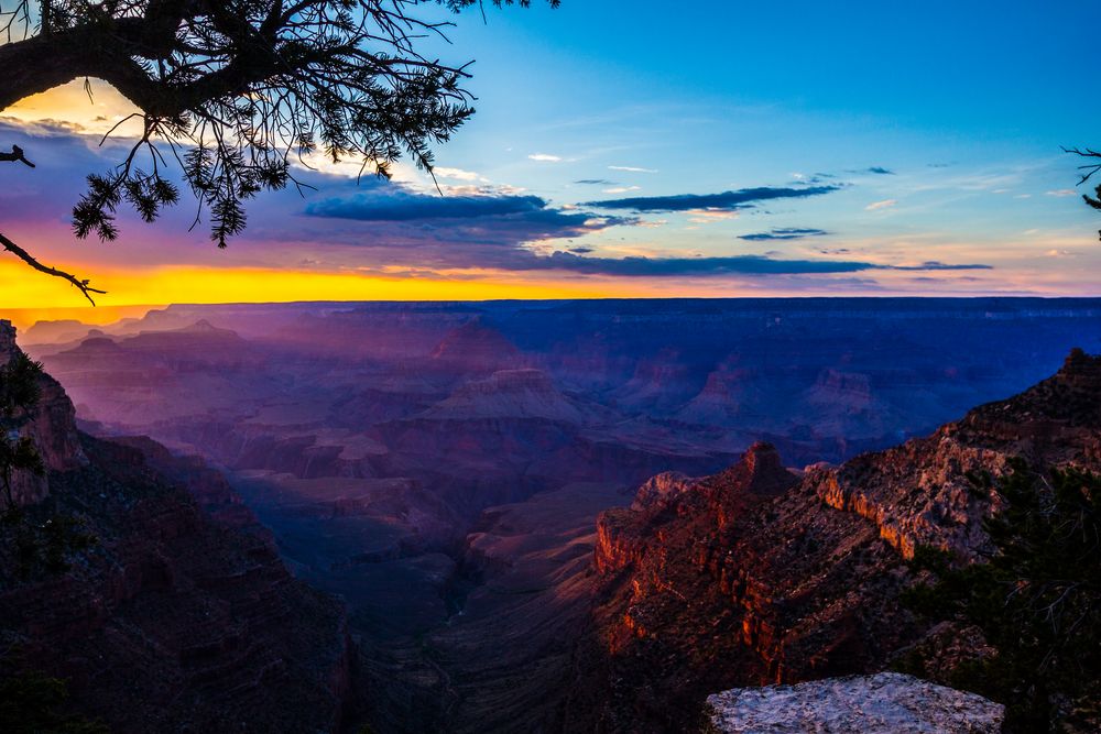 Sonnenuntergang Grand Canyon South Rim