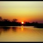 Sonnenuntergang, Greifswald, am Ryck