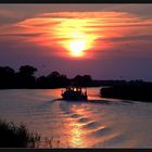 Sonnenuntergang, Greifswald, am Ryck