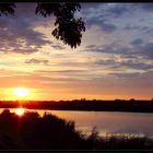 Sonnenuntergang, Greifswald, am Ryck