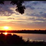 Sonnenuntergang, Greifswald, am Ryck