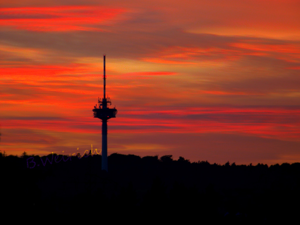 Sonnenuntergang Grünwettersbacher Funkturm