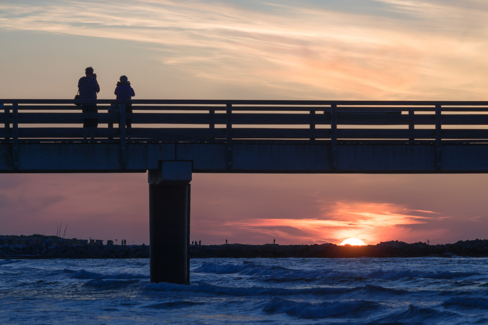 Sonnenuntergang gucken und fotografieren...