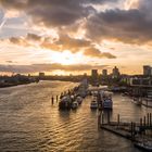 Sonnenuntergang Hafen