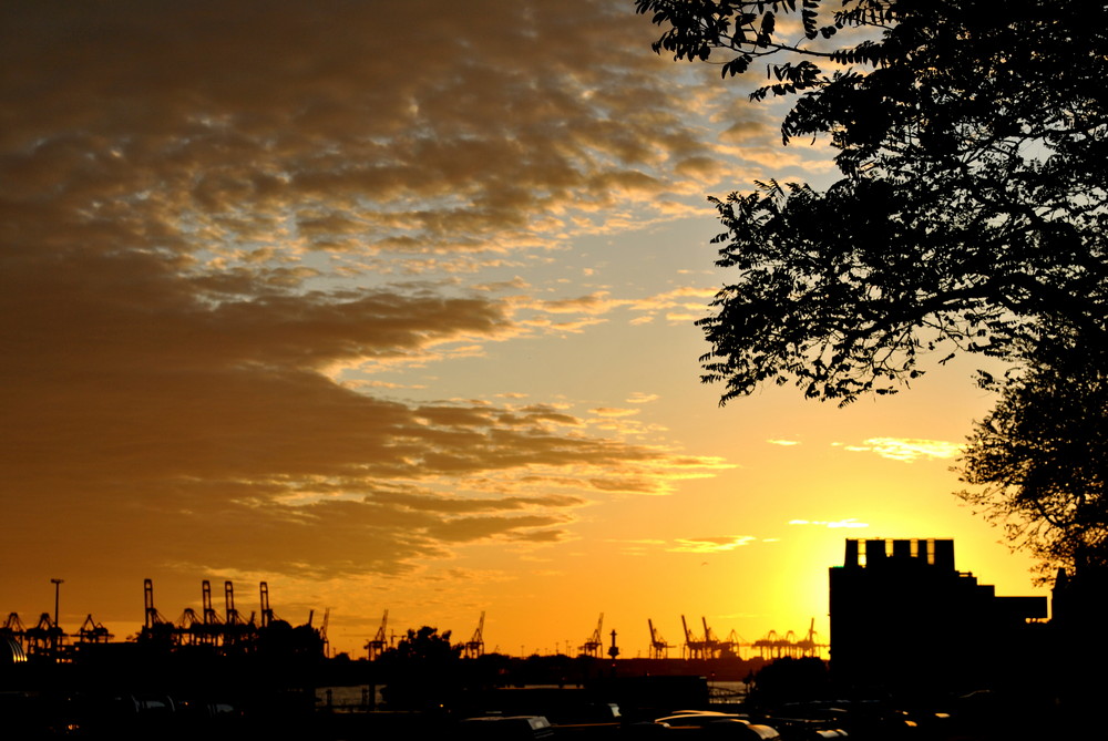 Sonnenuntergang Hafencity_2