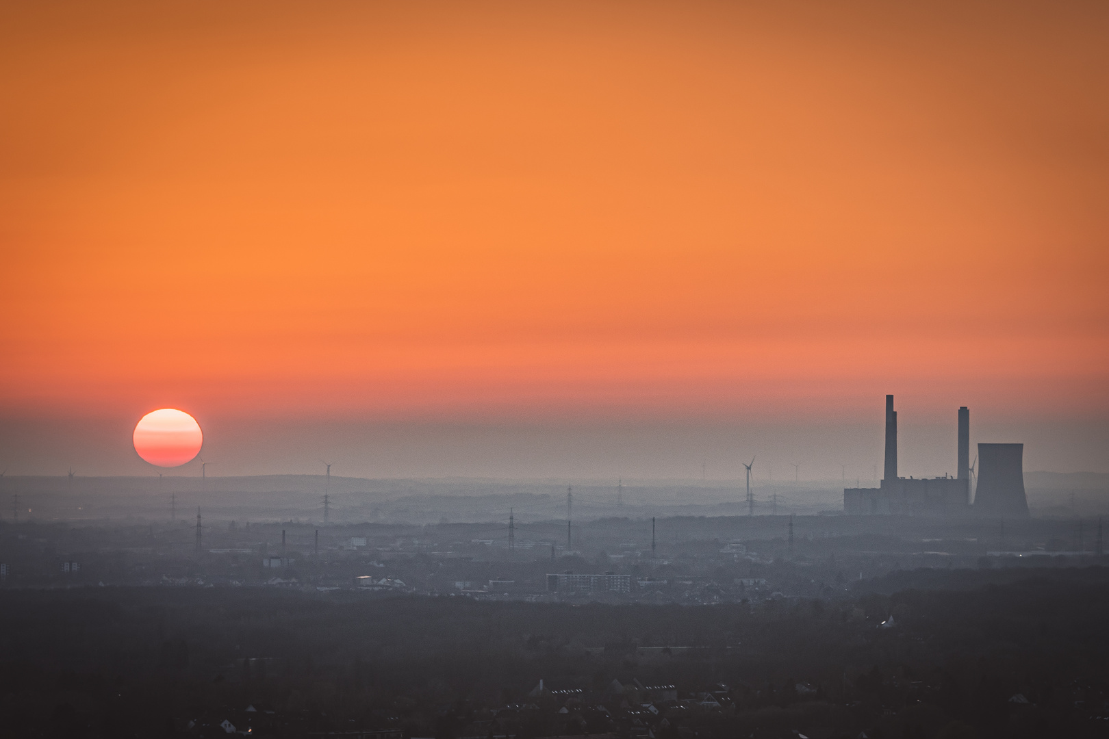 Sonnenuntergang Halde Haniel