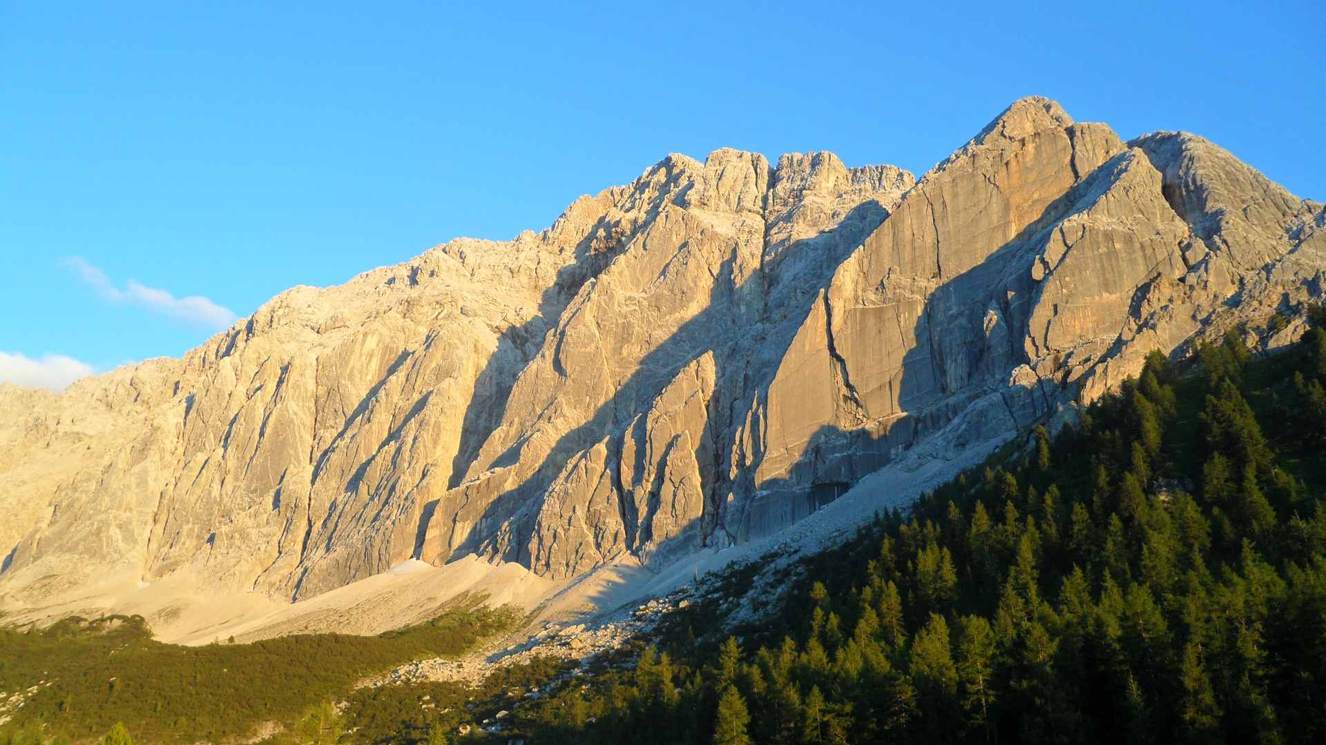 Sonnenuntergang Hallerangeralm (Karwendel)