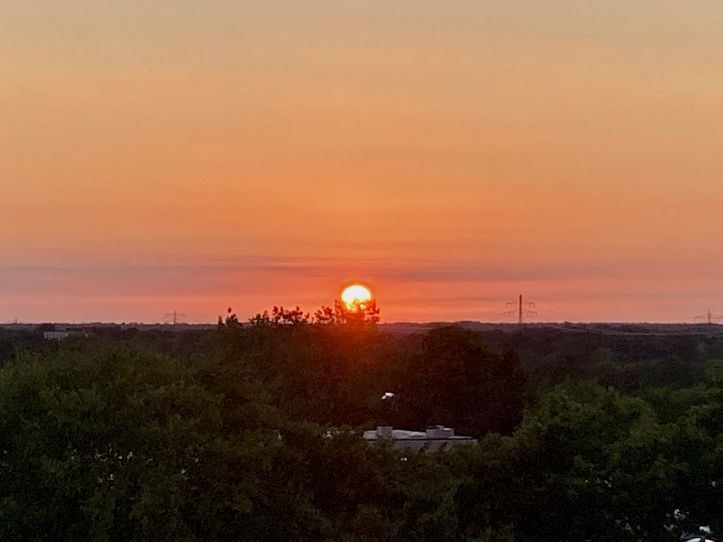 Sonnenuntergang Hamburg 