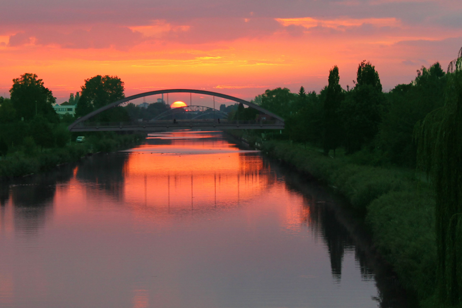 Sonnenuntergang Hannover