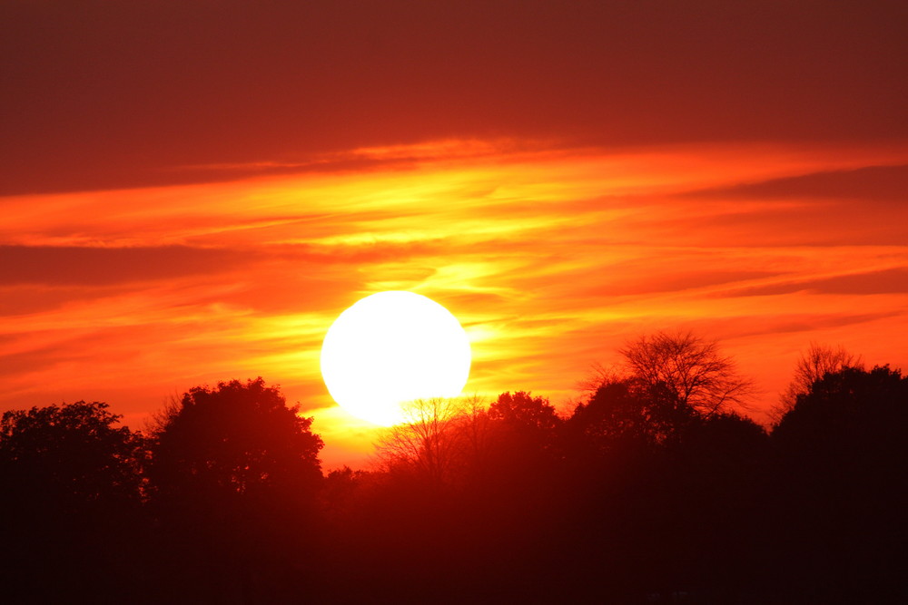 Sonnenuntergang Hannover