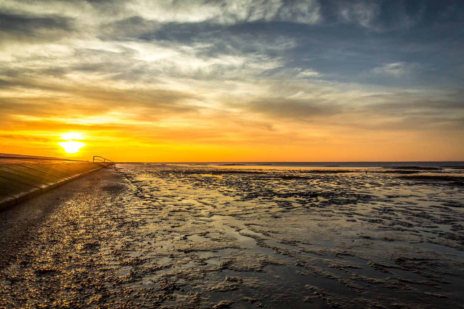 Sonnenuntergang Harlesiel