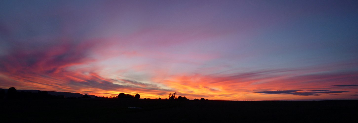 Sonnenuntergang Hasenhecke, Kassel | 21.09.2021