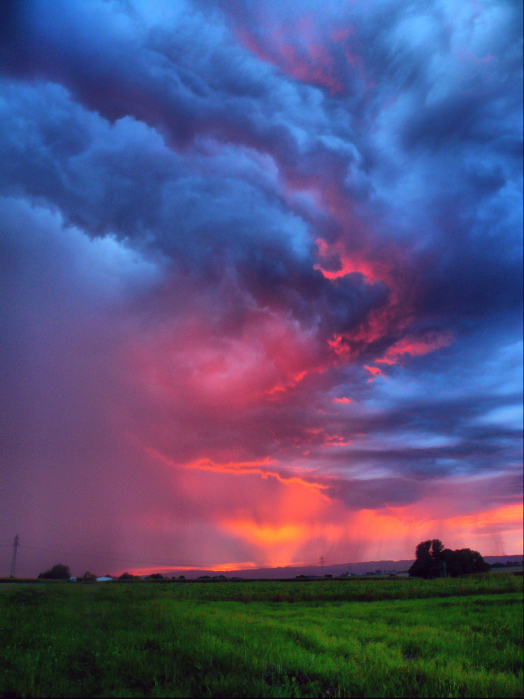 Sonnenuntergang HDR, diesmal in Farbe