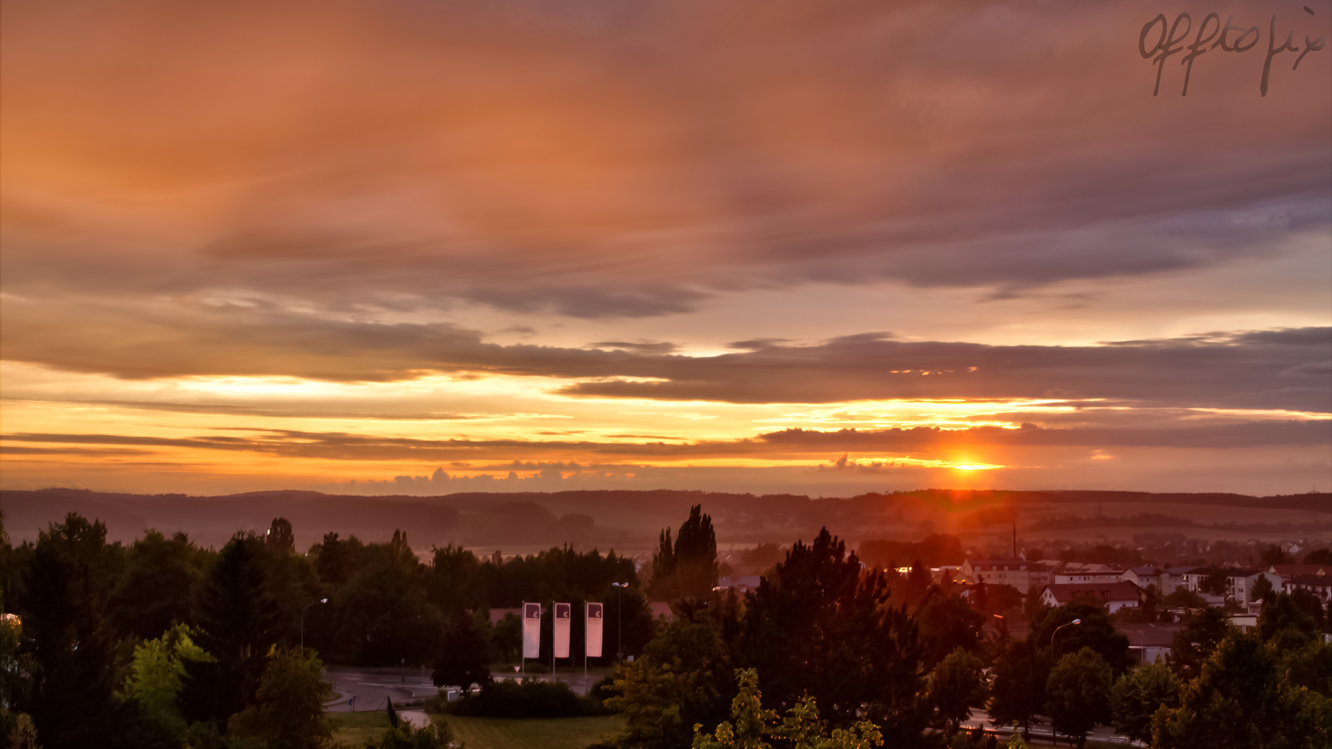 Sonnenuntergang HDR - Regenstauf